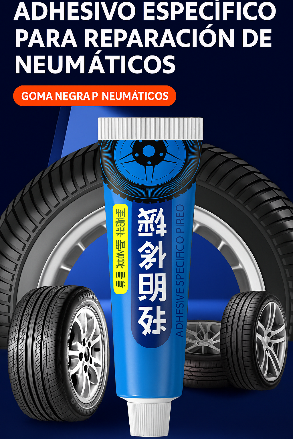 [30% DE DESCUENTO]Pegamento Reparador de Neumáticos – Sella Cortes, Agujeros y Grietas al Instante