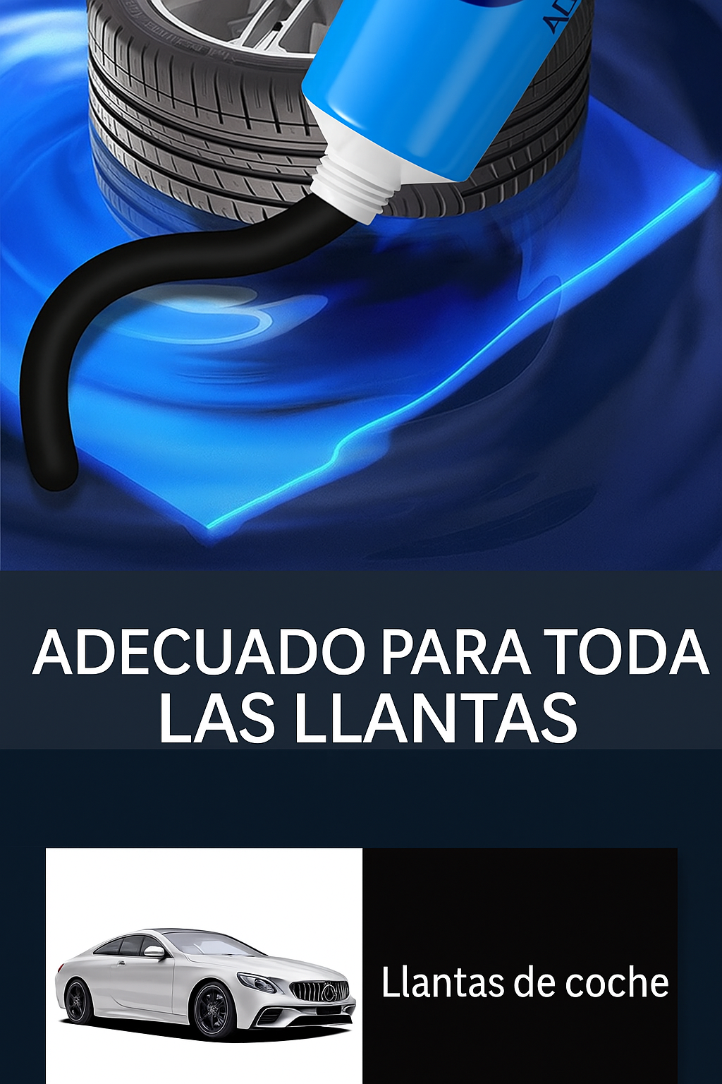 [30% DE DESCUENTO]Pegamento Reparador de Neumáticos – Sella Cortes, Agujeros y Grietas al Instante